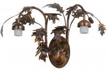 Meyda White 157209 - 20"W Oak Leaf & Acorn 2 LT Wall Sconce Hardware