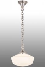 Meyda Tiffany 161815 - 12"W Revival Schoolhouse W/Traditional Globe Pendant