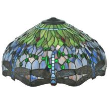 Meyda White 16943 - 22" Wide Tiffany Hanginghead Dragonfly Shade