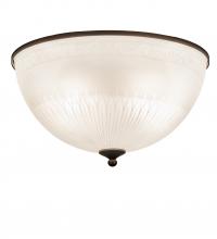 Meyda Tiffany 170708 - 18" Wide Ovum Aquinum Flushmount