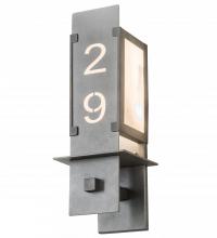 Meyda White 190823 - 6.5" Wide Personalized Estructura Wall Sconce