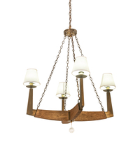Meyda White 195110 - 42" Wide Arendal 4 Light Chandelier