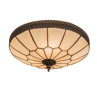 Meyda White 197707 - 15"Wide Vincent Honeycomb Flushmount