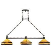 Meyda White 19981 - 62" Long Topridge 3 LT Island Pendant