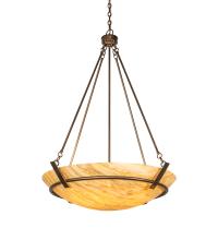 Meyda White 213559 - 36" Wide Covina Inverted Pendant