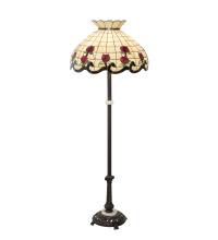 Meyda White 228520 - 62" High Roseborder Floor Lamp
