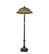 Meyda White 229070 - 62" High Tiffany Fishscale Floor Lamp