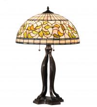 Meyda White 229126 - 30" High Tiffany Turning Leaf Table Lamp