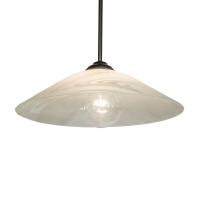 Meyda White 236756 - 20" Wide Metro Blanco Swirl Pendant