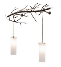 Meyda White 243054 - 24" Wide Winter Solstice 2 Light Wall Sconce