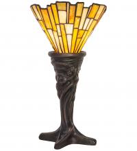 Meyda White 244880 - 16" High Delta Jadestone Mini Lamp