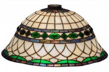 Meyda White 26275 - 16" Wide Tiffany Roman Shade
