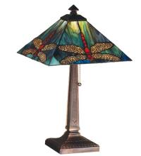 Meyda White 26290 - 21"H Prairie Dragonfly Table Lamp
