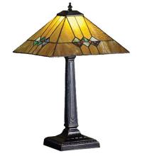 Meyda White 27855 - 22"H Martini Mission Table Lamp.609