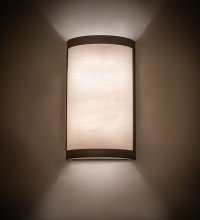 Meyda White 278674 - 8" Wide Cilindro Prime Wall Sconce