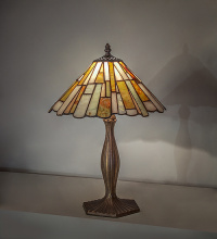 Meyda White 278894 - 18" High Delta Jadestone Accent Lamp