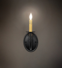 Meyda White 280742 - 5" Wide Squire 1 Light Wall Sconce