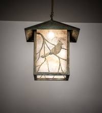 Meyda White 281432 - 16" Square Seneca Song Bird Pendant