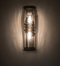 Meyda White 284291 - 6" Wide Tall Pines Wall Sconce