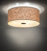 Meyda White 284907 - 30" Wide Cilindro Textrene Flushmount
