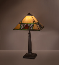 Meyda White 285386 - 24" High Pinecone Ridge Table Lamp