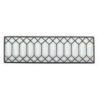 Meyda White 49612 - 9" High X 30" Wide Beveled Glass Window