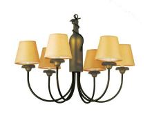 Meyda White 65545 - 26"W Tuscan Vineyard 6 LT Parchment Chandelier