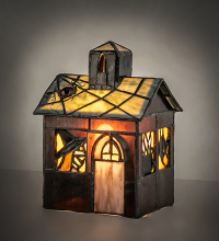 Meyda White 69862 - 7.5" High Haunted House Accent Lamp