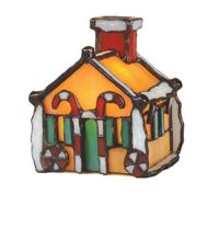 Meyda White 82175 - 4.5" High Gingerbread House Accent Lamp