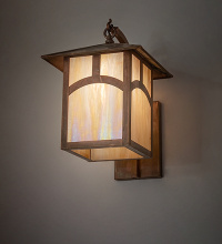 Meyda White 84760 - 12" Wide Seneca Hill Top Wall Sconce