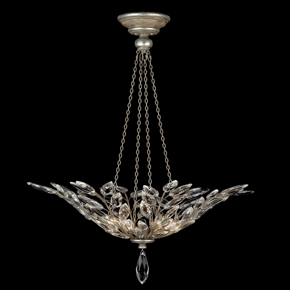 Crystal Laurel 35" Round Pendant