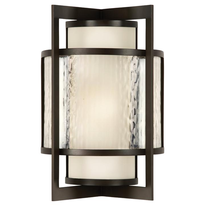 Singapore Moderne Outdoor 24" Outdoor Wall Sconce