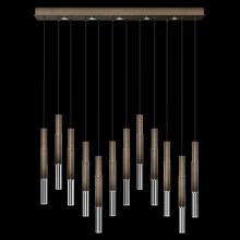 Fine Art Handcrafted Lighting 100019-220 - Antonia 61"W Rectangular  Pendant