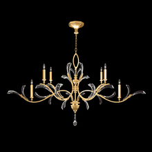 Fine Art Handcrafted Lighting 700840-SF3 - Beveled Arcs 74" Oblong Chandelier