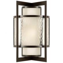 Fine Art Handcrafted Lighting 818081ST - Singapore Moderne Outdoor 15" Outdoor Wall Sconce