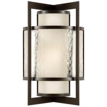 Fine Art Handcrafted Lighting 818181ST - Singapore Moderne Outdoor 19" Outdoor Wall Sconce